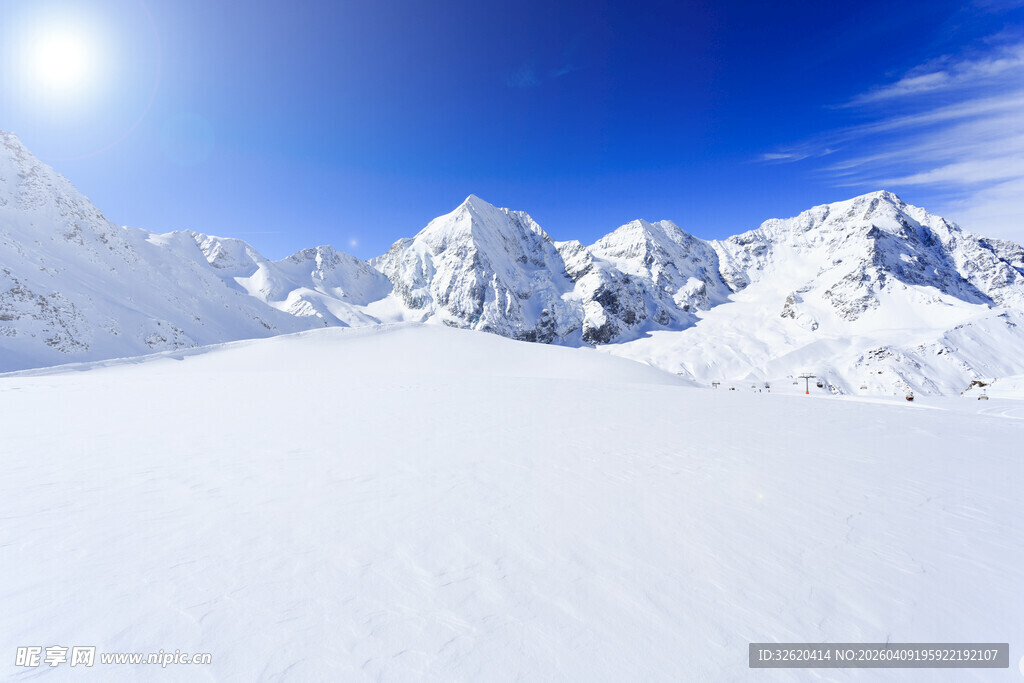 雪山美景