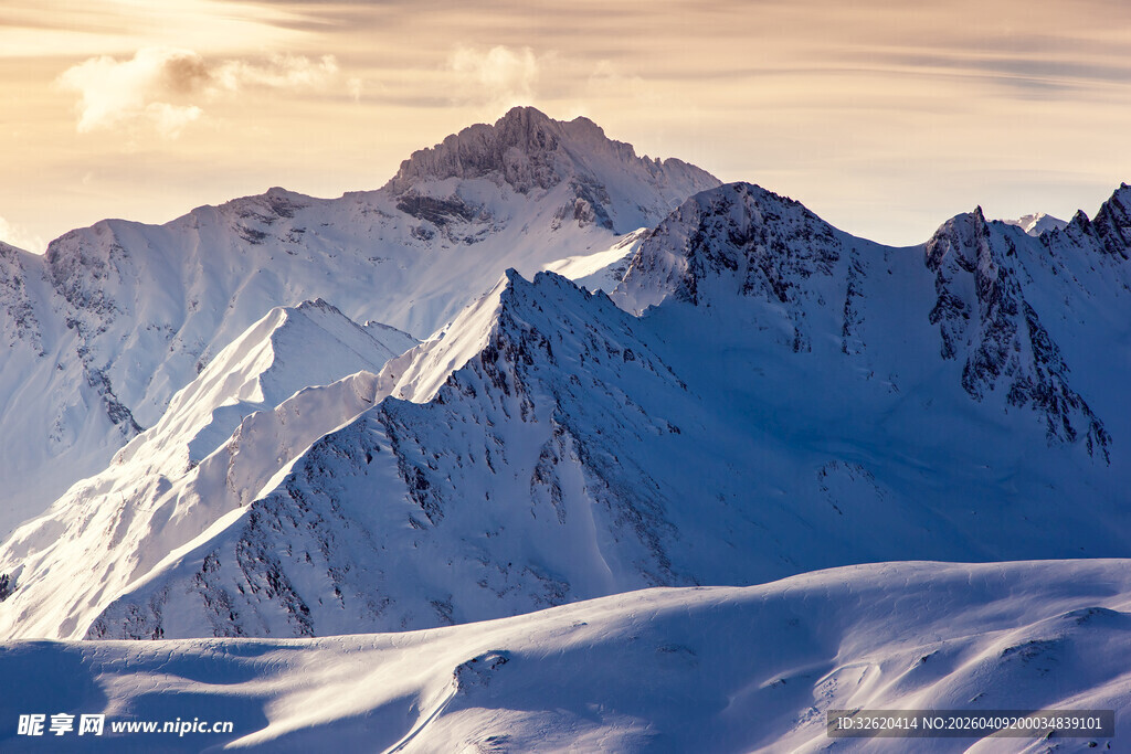 壮丽雪山美景