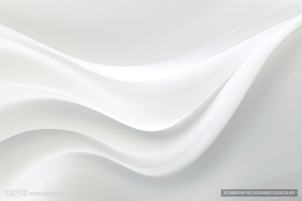 白色波浪背景