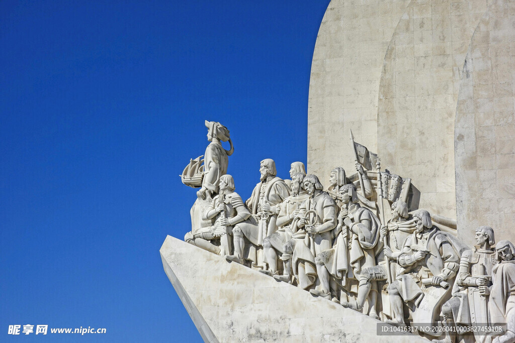 航海纪念碑雕塑细节