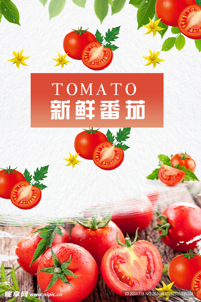 新鲜番茄展板