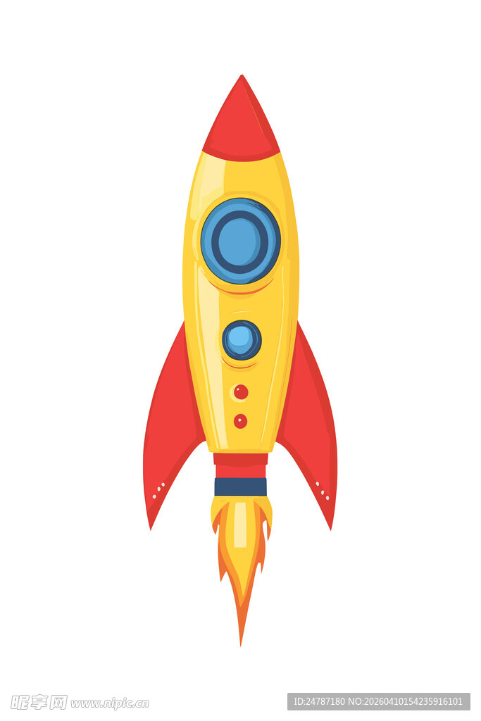 卡通火箭