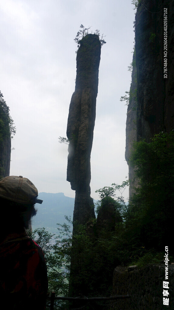 恩施奇特石柱景观