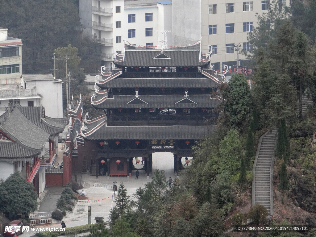 恩施中式古建筑 古朴典雅景致