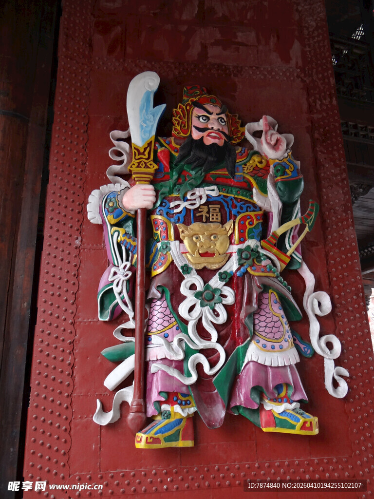 恩施传统彩色戏曲人物面塑