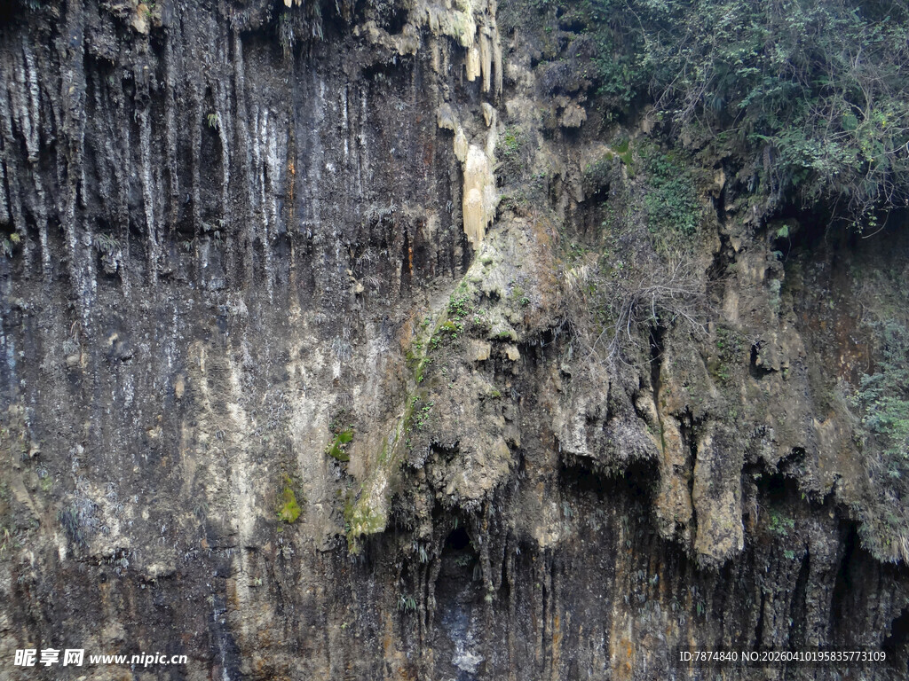 恩施壮观嶙峋的奇特岩石景观