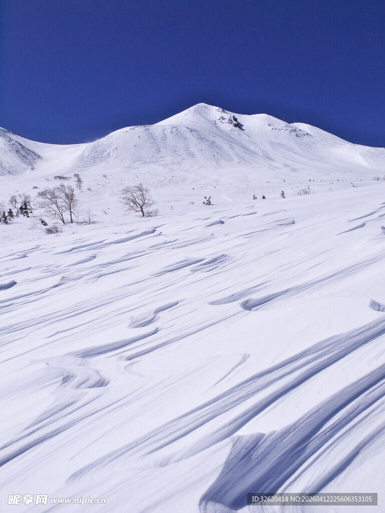 雪山壮丽雪景风光