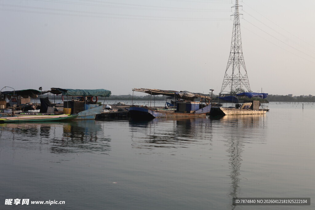 湛江水上码头场景