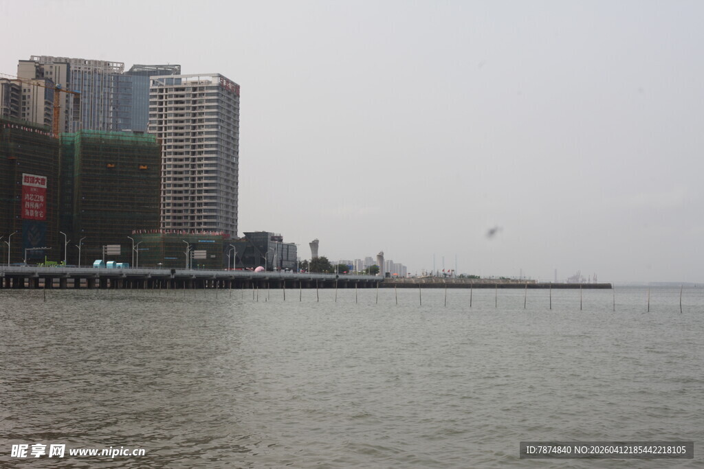 湛江城市海滨风光