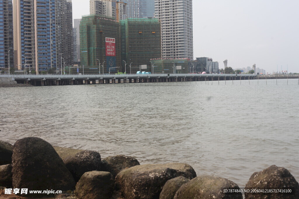 湛江城市江边景观