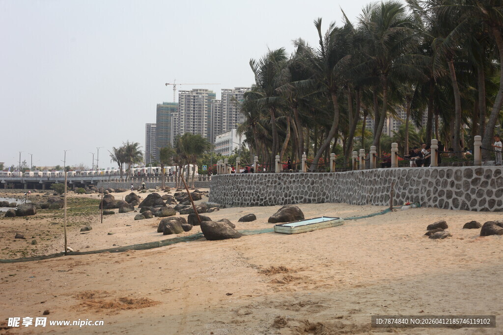 湛江海滨沙滩景观