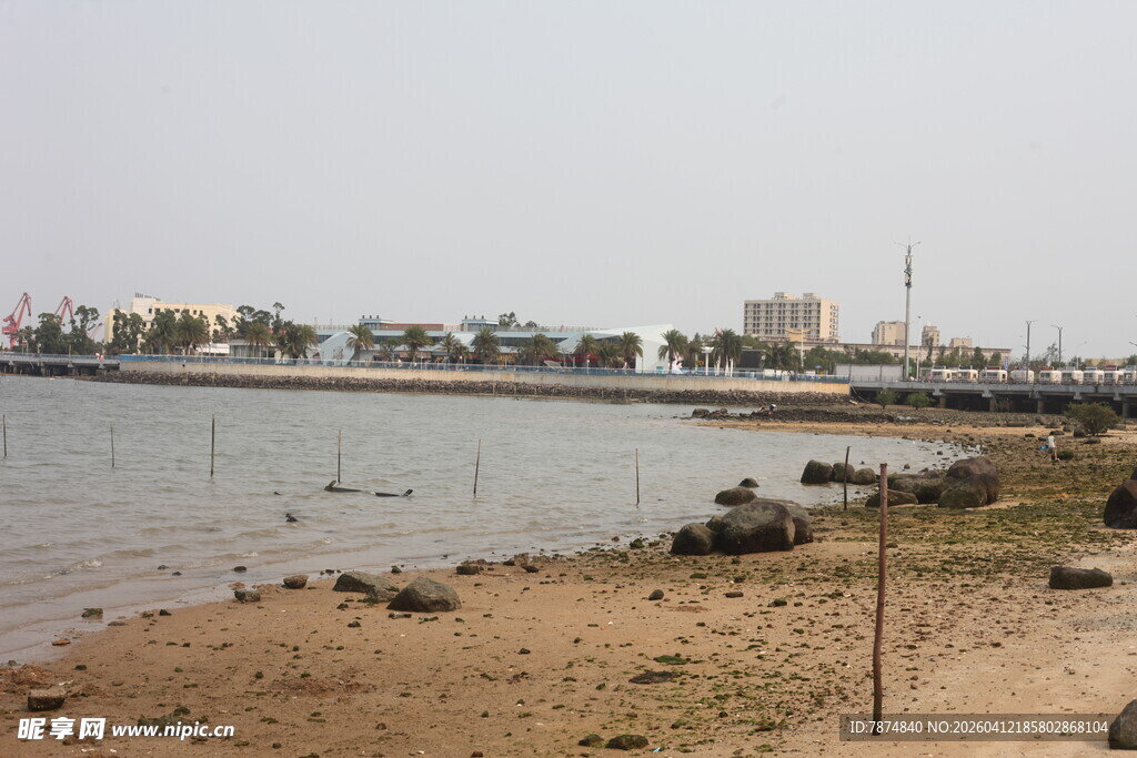湛江海滨风光 岸边景象