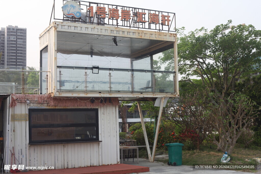 湛江户外双层观景休闲建筑