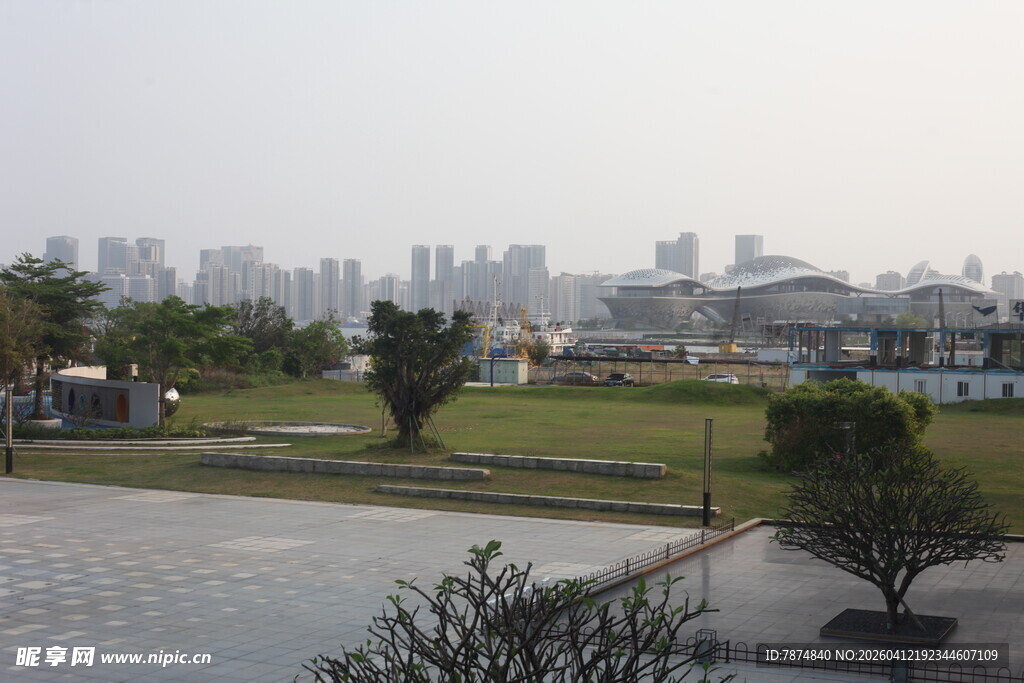 湛江城市公园景观远景