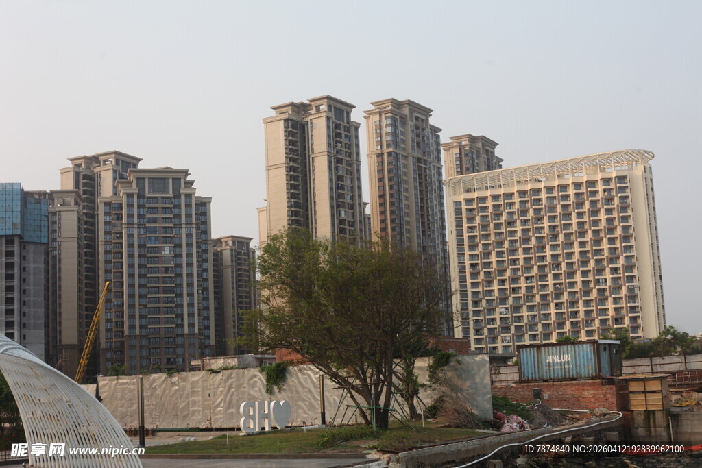 湛江城市高楼景观