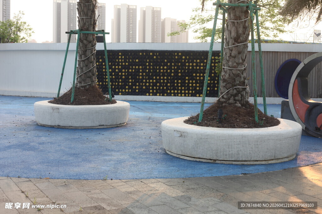 湛江户外圆形树池景观设计