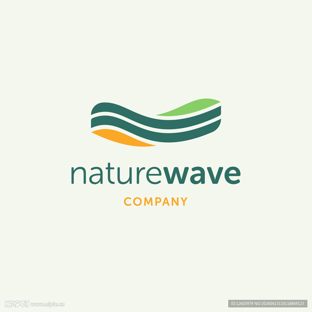 自然波浪公司标志