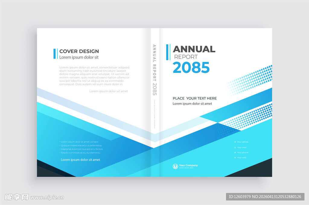 2085年年度报告封面设计