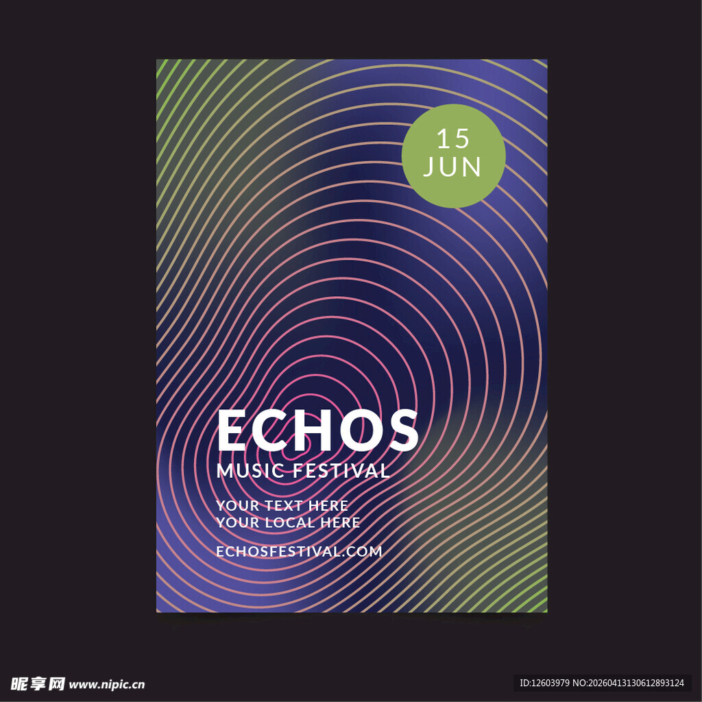 ECHOS音乐活动宣传海报