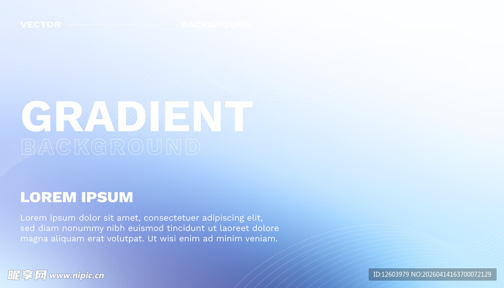 渐变背景简洁矢量图案