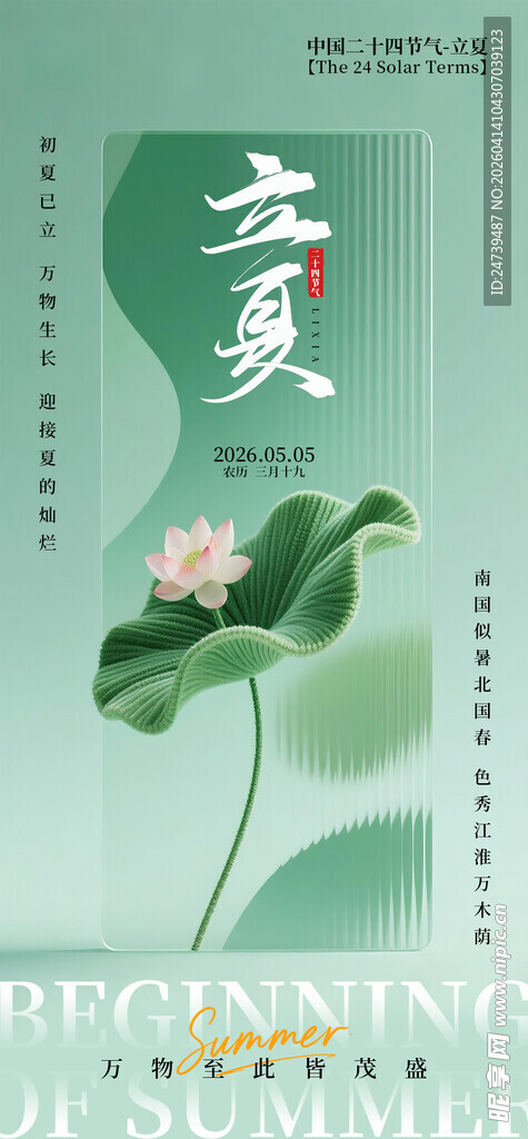 立夏海报