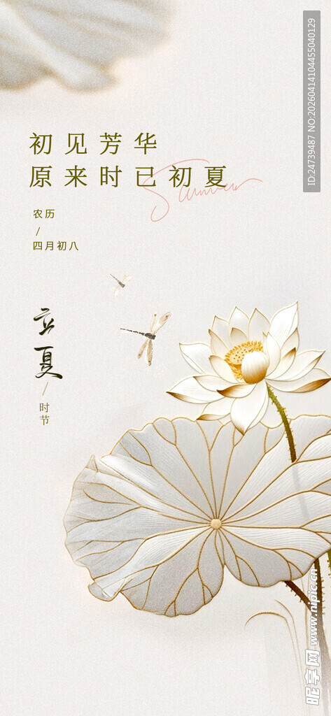 立夏海报