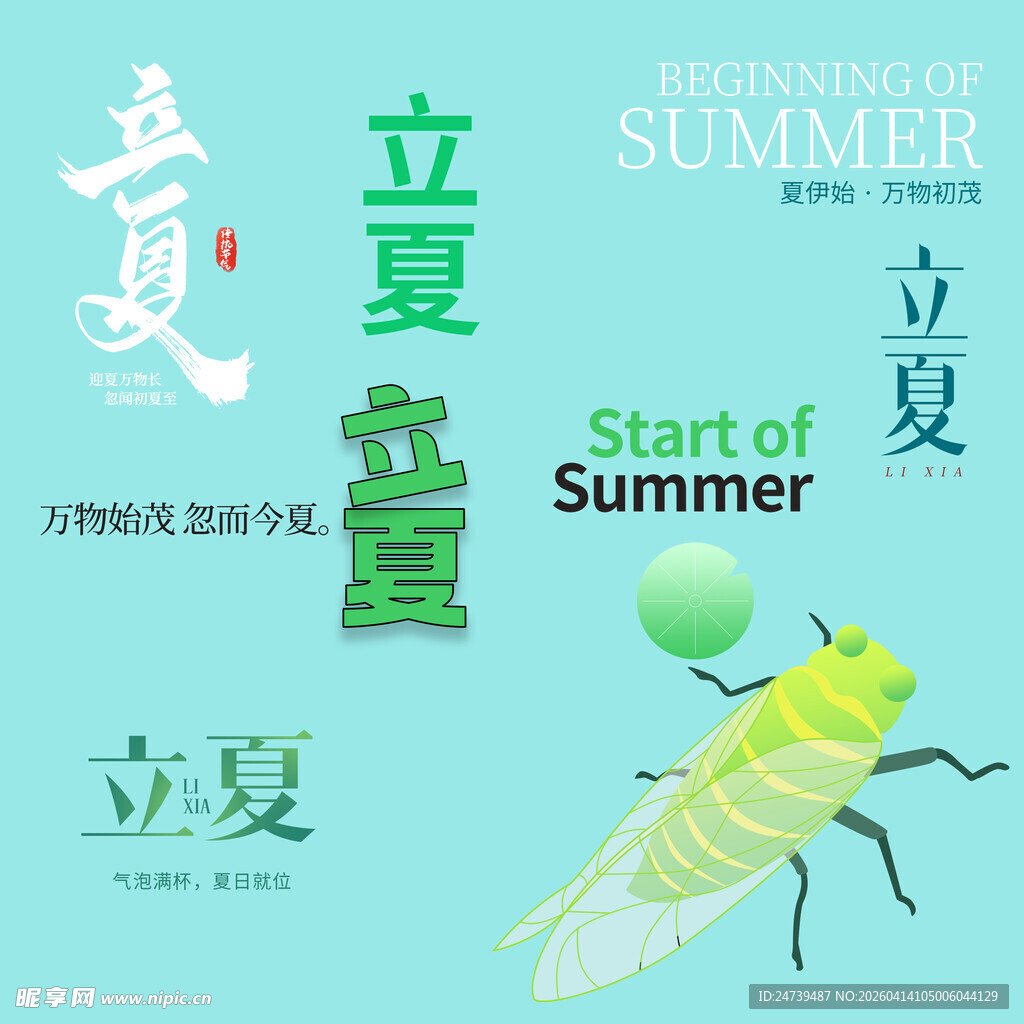立夏素材