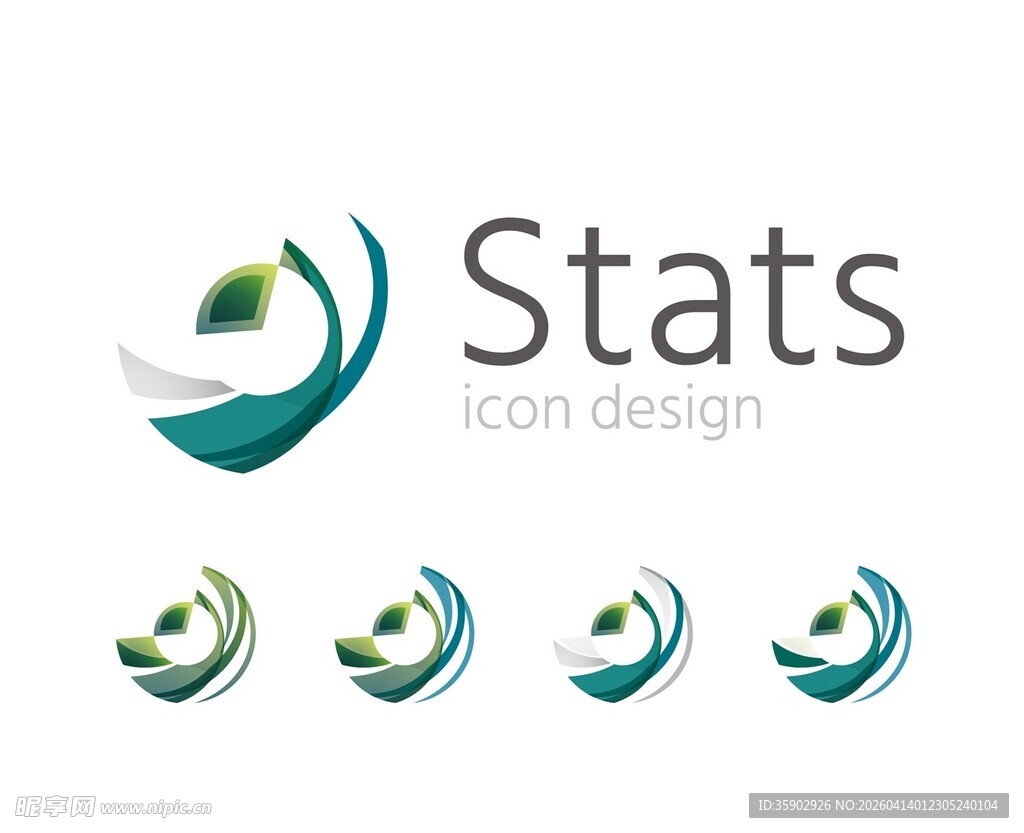 统计相关创意标志设计