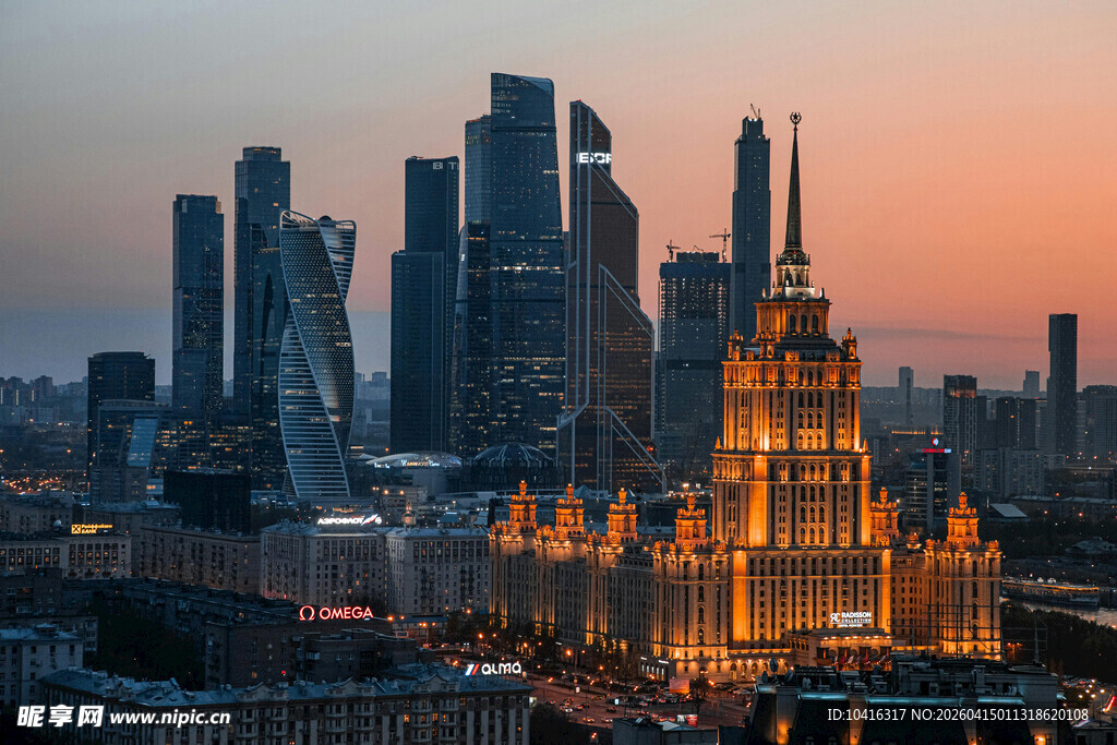 莫斯科城市天际线