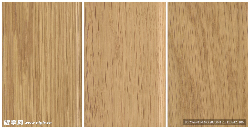 浅色木纹板材展示