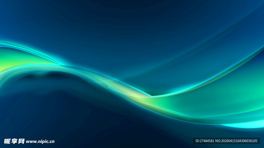 蓝色渐变动感线条背景