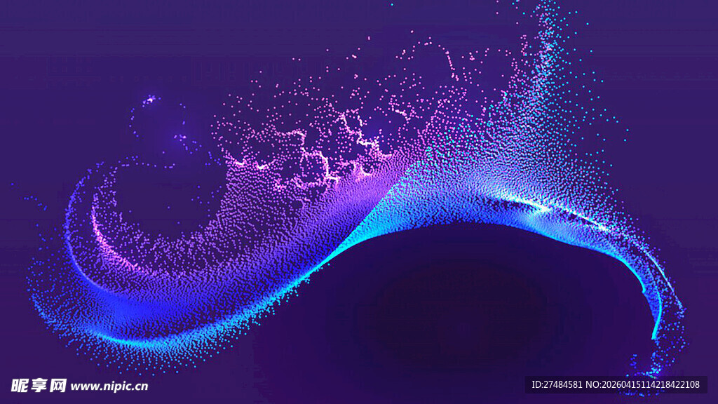 梦幻流体宇宙艺术图案