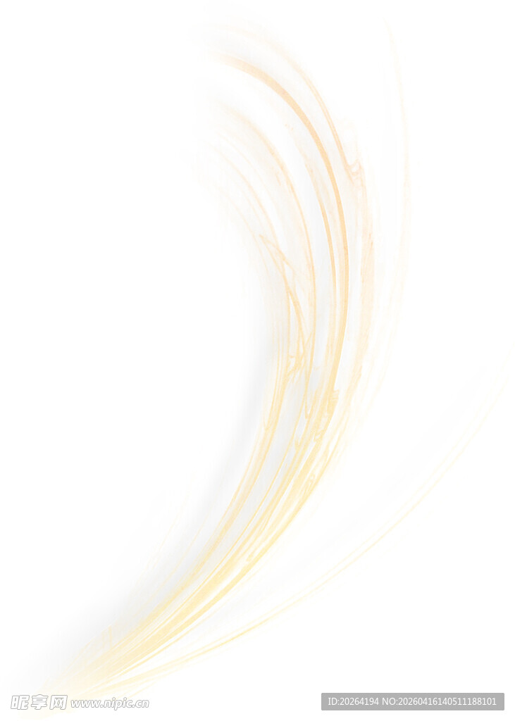 飘逸毛笔笔触艺术线条