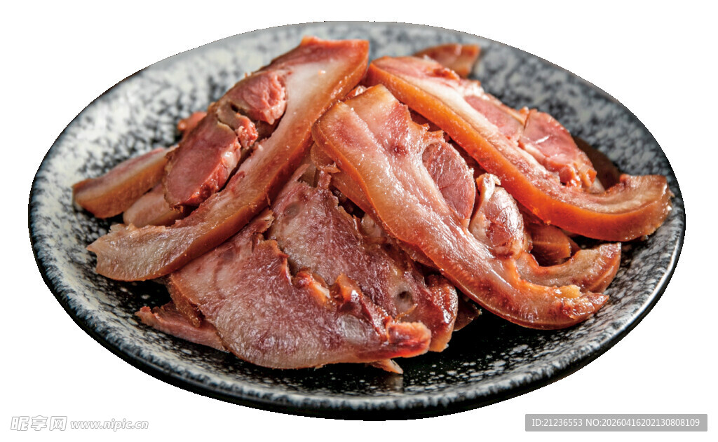 猪头肉PNG免抠素材