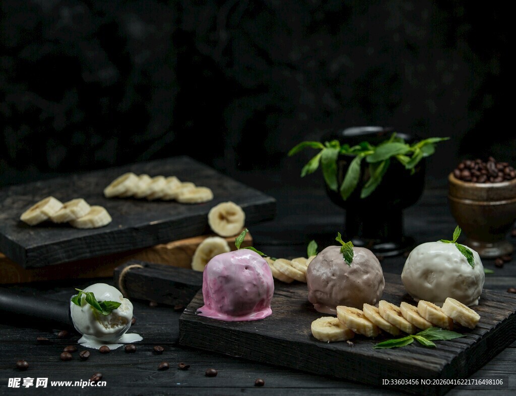 中式精美点心摆盘展示