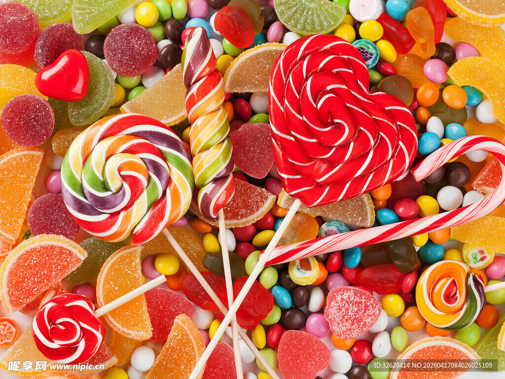 多彩缤纷糖果