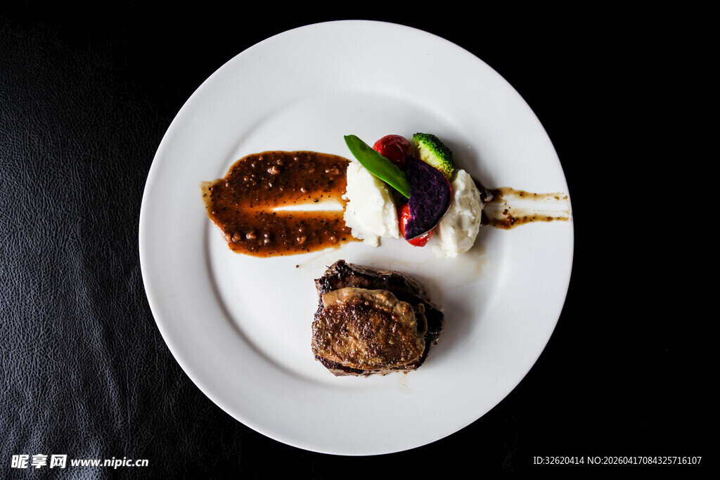 精致西餐摆盘美食