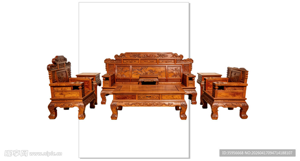 中式红木沙发组合