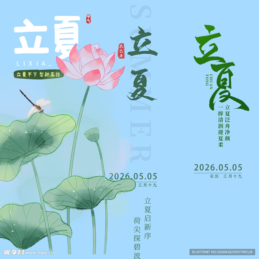 立夏素材