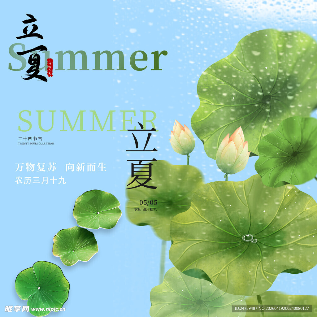 立夏素材
