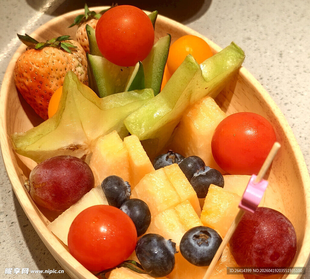 缤纷美味水果拼盘