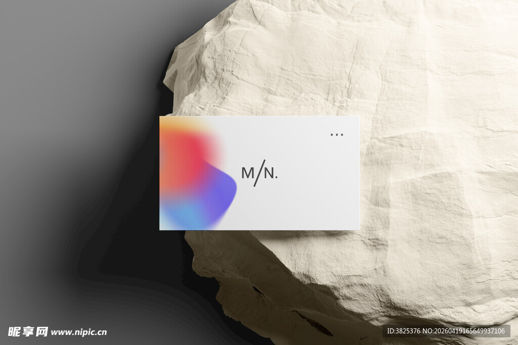 商业名片设计展示样机