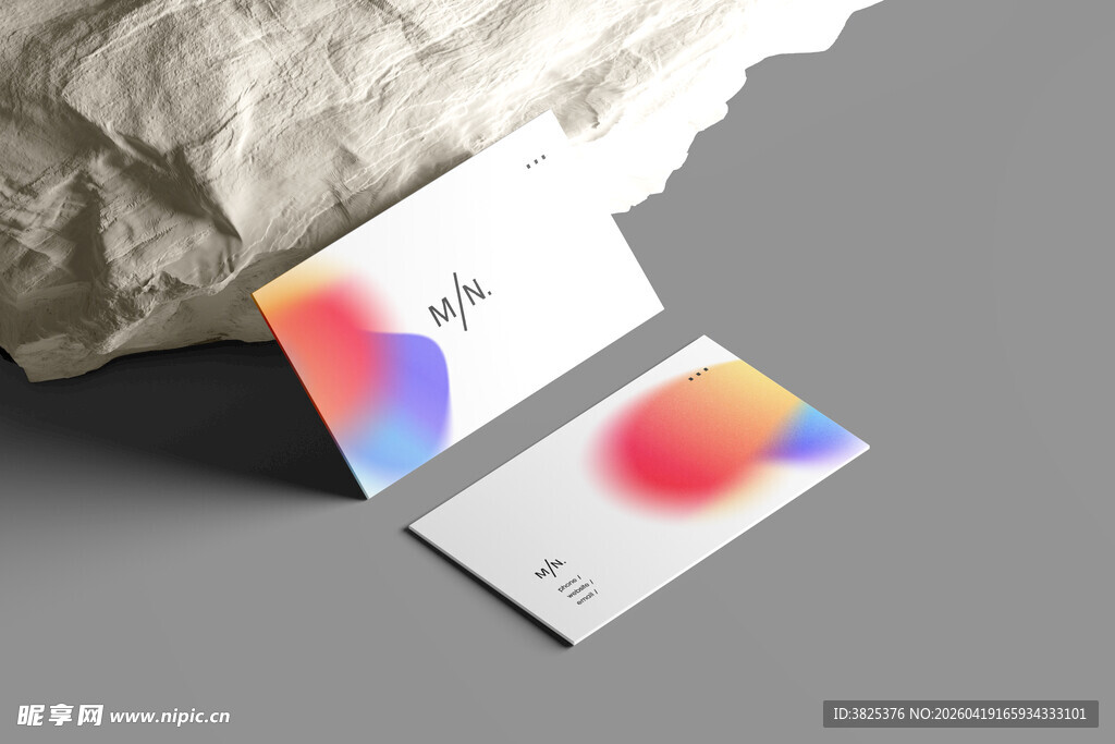 商业名片设计展示样机
