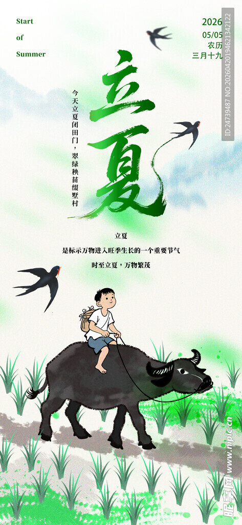 立夏海报
