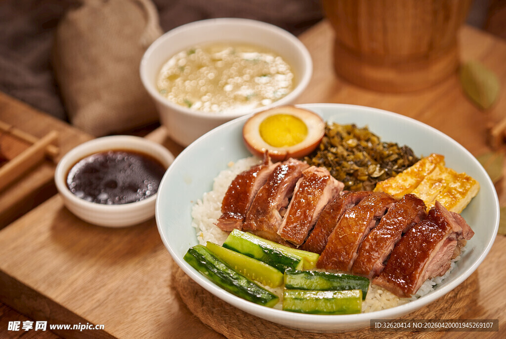 烧鸭饭套餐