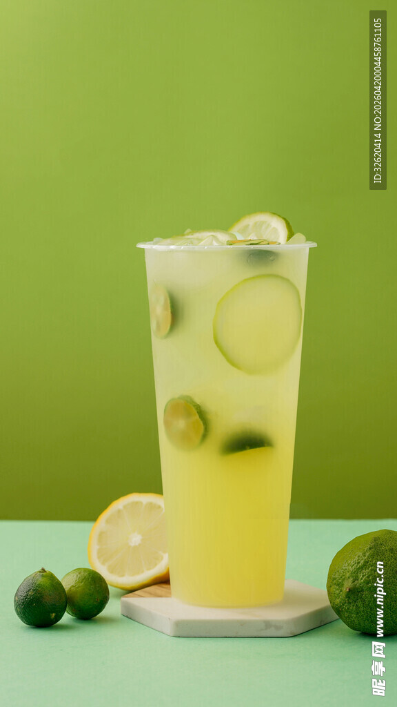 青柠冰饮