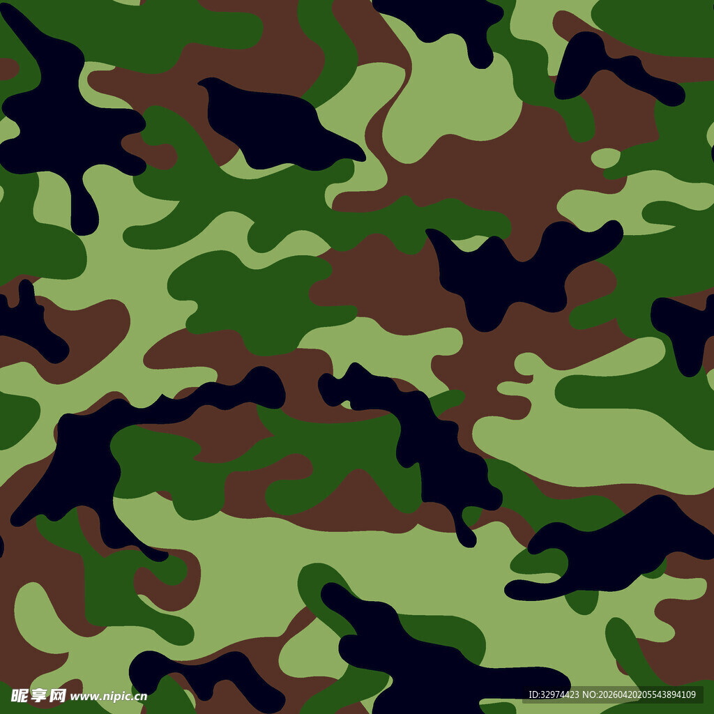 迷彩图案纹理背景