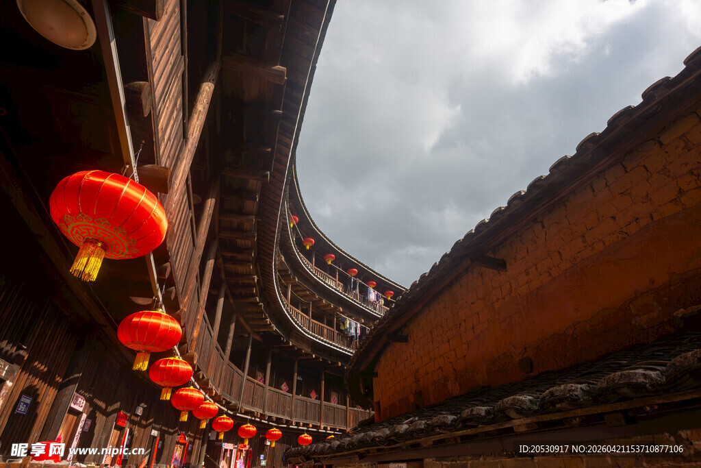 福建客家土楼永定土楼王承启楼