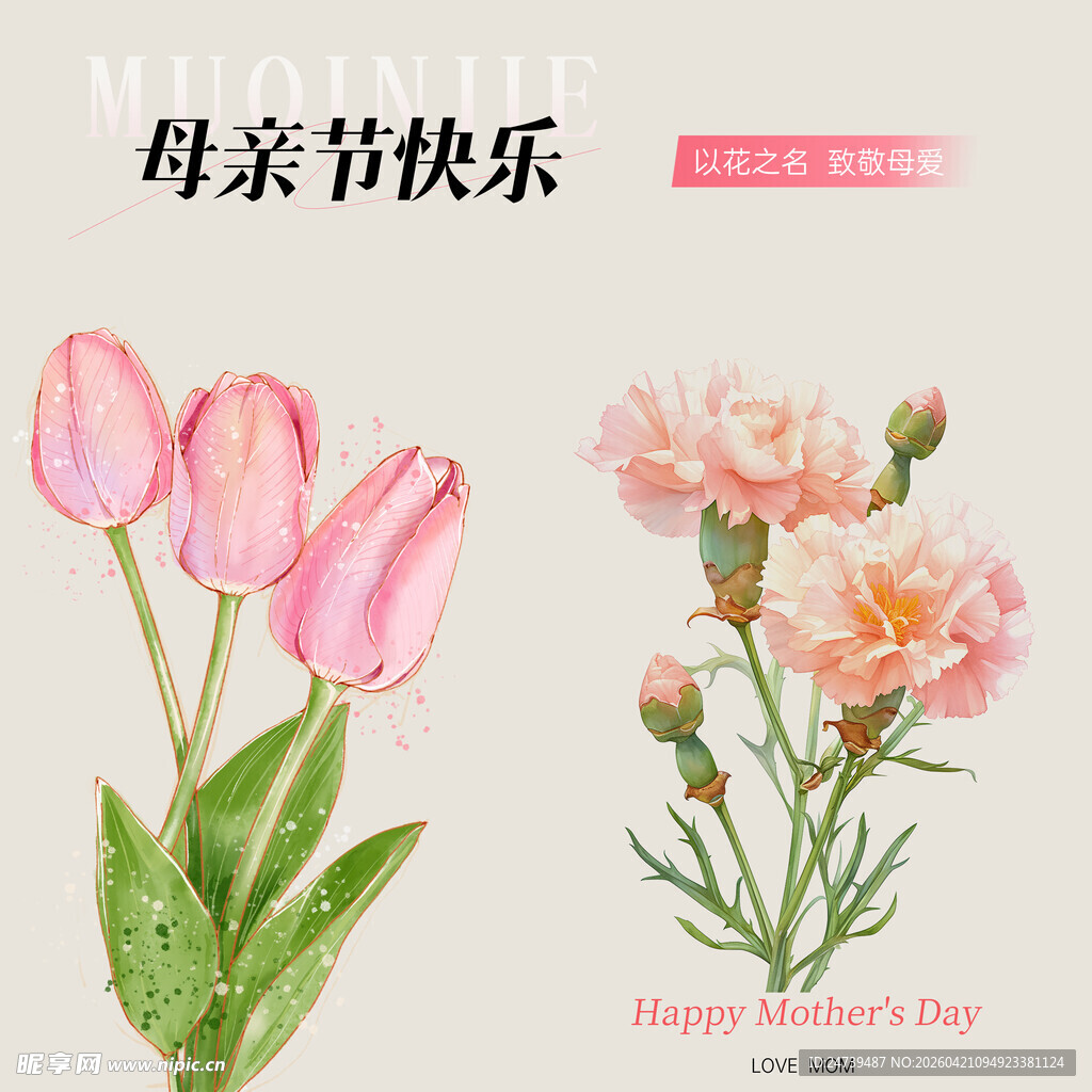 母亲节素材