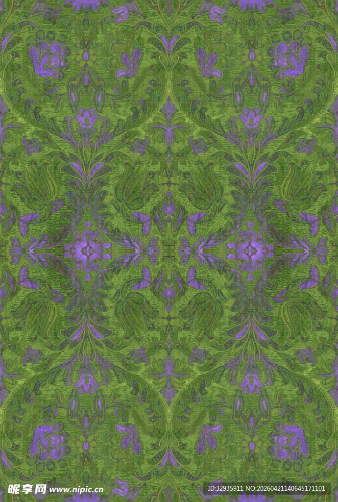 古风 复古花 旗袍花